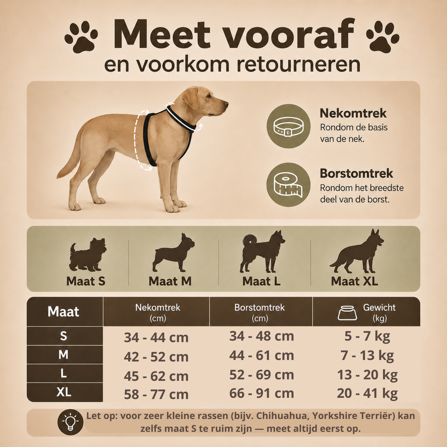 Reflecterend Anti Trek Hondentuigje Zwart