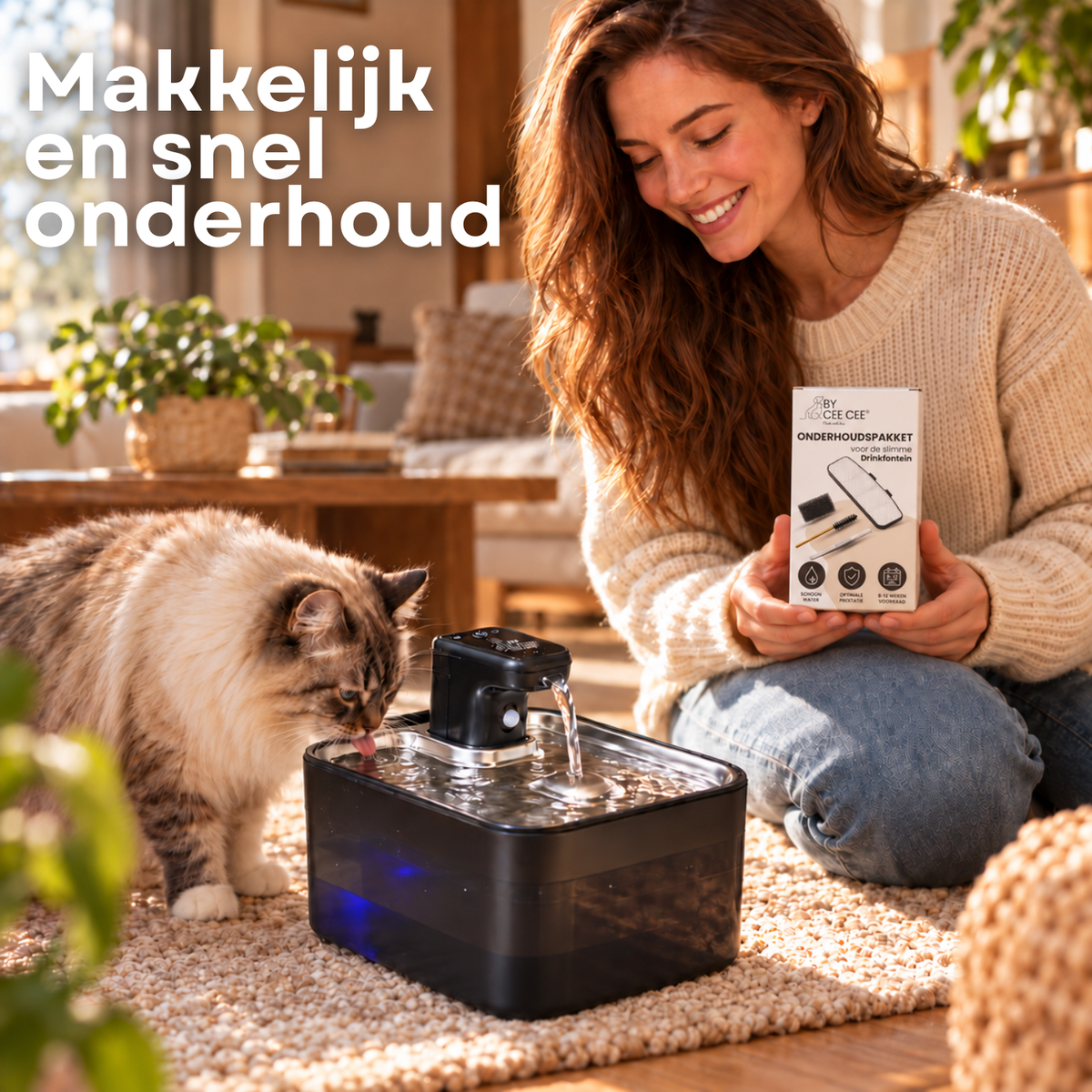 Slimme Draadloze Drinkfontein - Fluisterstil