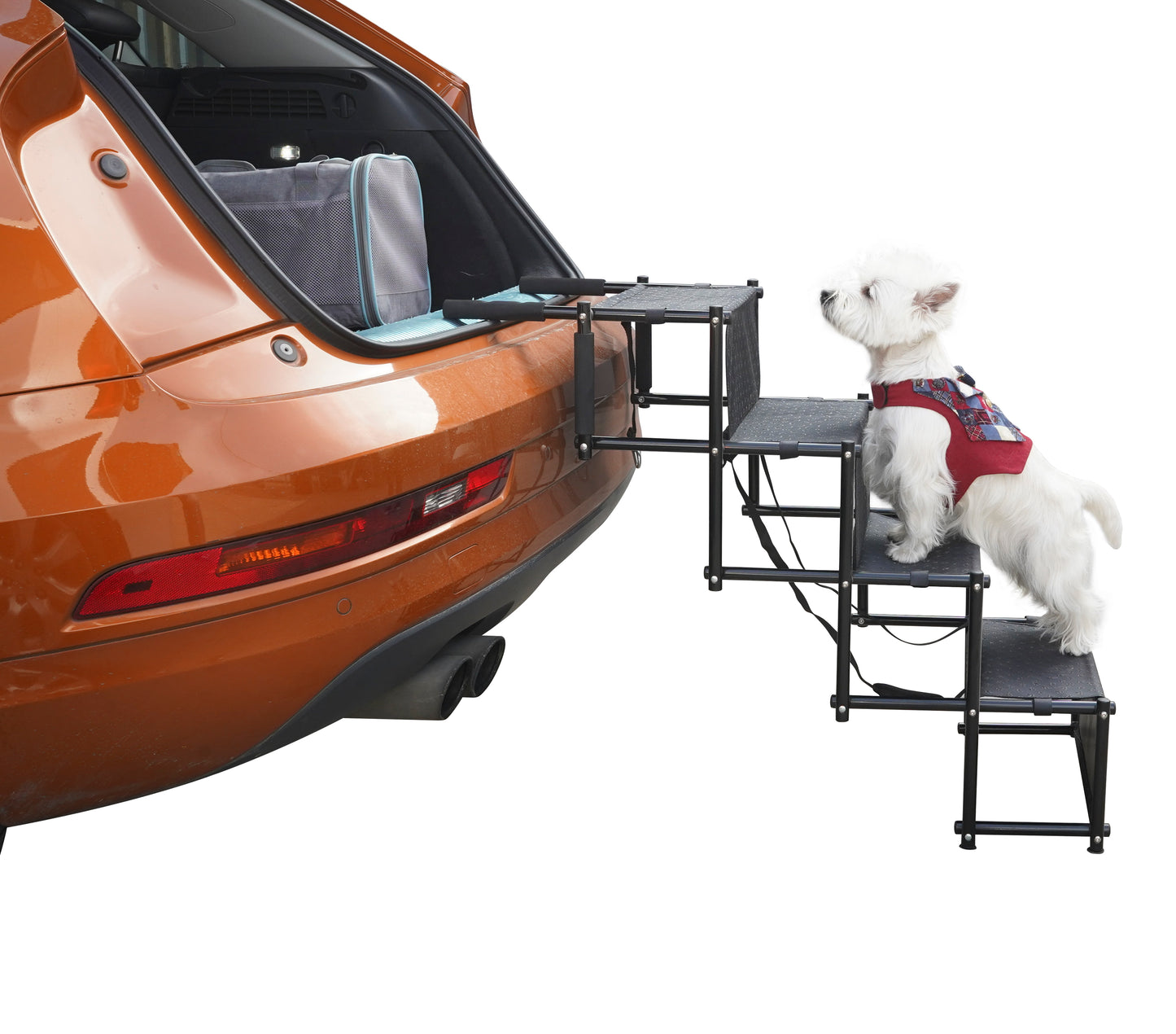 Hundetreppe Premium – Sicherer Hundegehweg fürs Auto – Treppe Hund