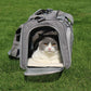 Katzen-Reisekorb – Hunde-Tragetasche – Hunde-Reisebox und Katzentasche – Katzen-Reisetasche für unterwegs – Anthrazit
