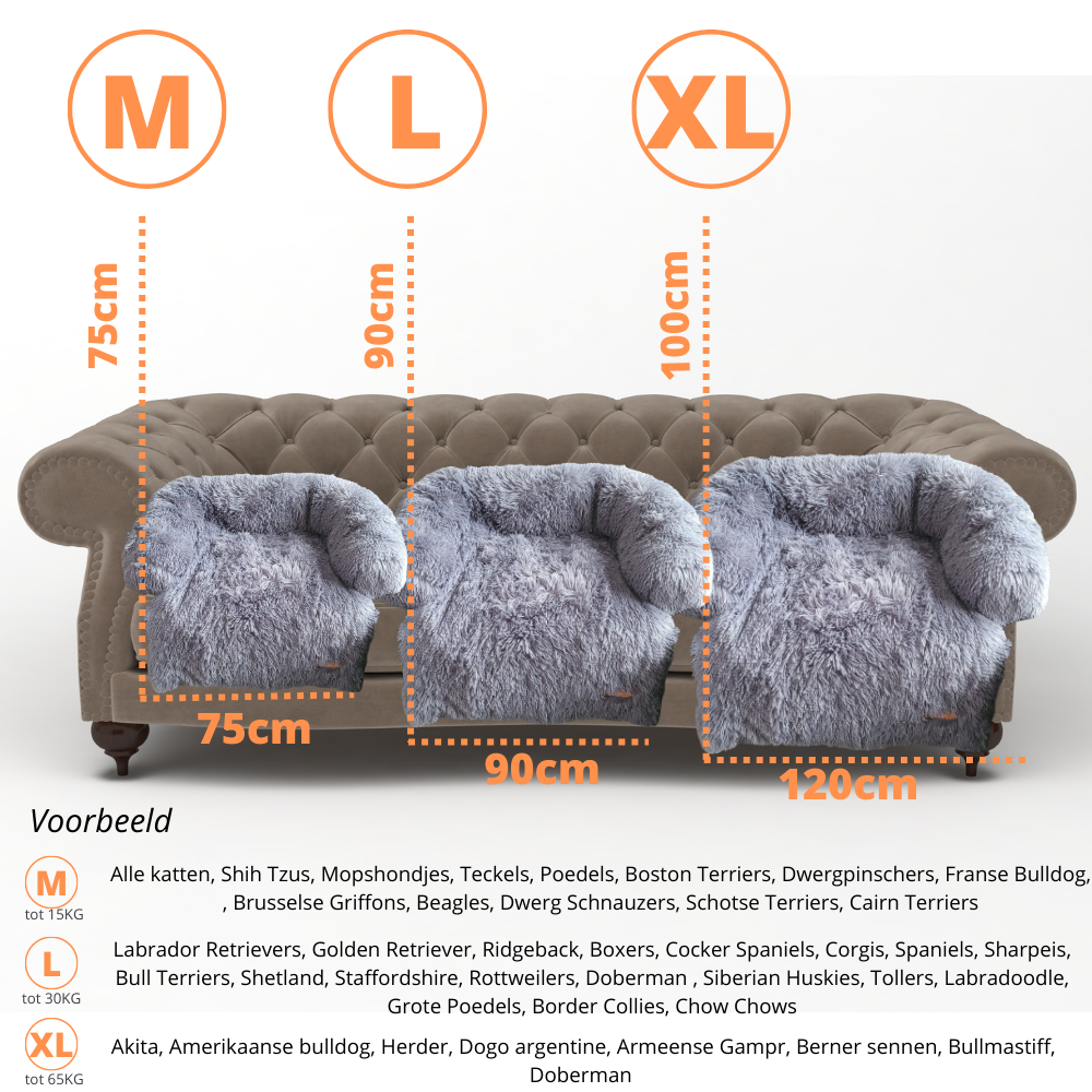 Originelle Hundedecke für die Couch – Hundedecke flauschig – Plüsch-Hundebett – Hundebett Premium